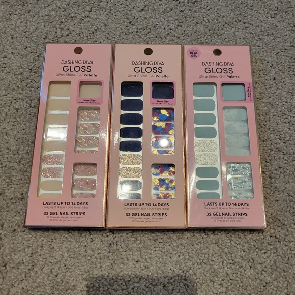 NWT Dashing Diva Lot of 3 Gel Nail Strips - Picture 6 of 6